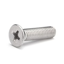 M1 접시머리 십자 볼트 카운터 성크 헤드 스테인리스 스틸 서스 304 스크류 나사, 4mm (50pcs), 1개