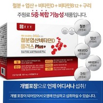 종근당 철분 엽산 비타민D 플러스 철분영양제 임산부철분제추천 임신부철분제