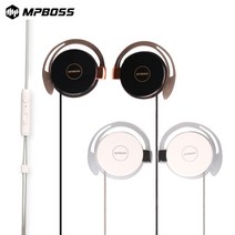 엠피보스 귀걸이형이어폰/MS-CLO11/볼륨조절/통화/ [315EA.7910C7], 화이트실버