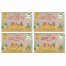 베비글러비 영유아용 위생장갑 30매, 3+1개