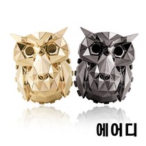 에어디 부엉이 차량용 방향제 리필 2개입, [부엉이 2세트], [24K골드], [피오니향]