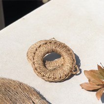 짚 팟 스탠드 (Zip Pot Stand) 내추럴 똬리 왕골 냄비 받침 2사이즈, 1개