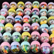 어린이 아기 실내 놀이터 놀이기구 미끄럼들 Gacha 혼합 에그 모델 투명 캡슐 장난감 공 47mm 1-30 개 게임기용 서프라이즈, [01] 47mm x 55mm, [08] W-3PCS