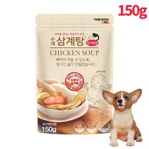 강아지보양식 특식 기력회복 황태간식 더독 수제 북어국 150g, 삼계탕 150g