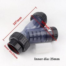 농업용 관수 액비 여과기 관수자재 외부 원통, 1개, 내경 25mm