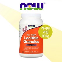나우푸드 레시틴 과립 Non GMO 454g 인지질 인산인지질 글리세린 Lecithin, 1개, 기본