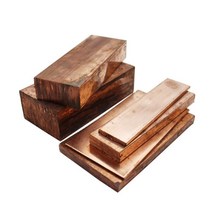 구리봉 황동 신주봉 금속 플랫 바 플레이트, 30x75x50mm 1개