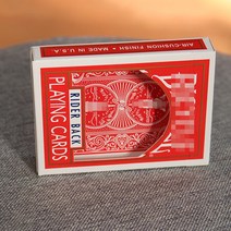 마술용품 놀라운 상자 트릭 클로즈업 거리 착시 속임수 멘탈리즘 소품 카드 빈 상자에서 나오는 포커 마 기아, 빨간