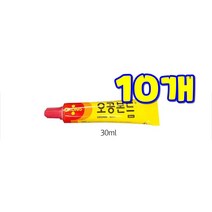 댕이몰 O공본드 노란본드 접착제 공업용 다용도 합성고무 접착제 30ml, 10개