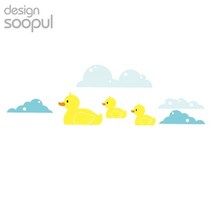 기타 바보사랑[수풀]오리가족, 색상:혼합A