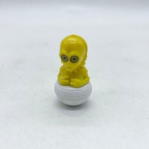 스타워즈 R2D2 츄바카 루크 보바 펫 다스 스톰 트루퍼 Jawa 요다 그리스 핀 텀블러 롤리 폴리 C3PO 피규어 모델 장난감, Bulk Packed, C-3PO