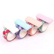 마스킹 테이프 커터기 4color 마테 커터 디스펜서 컷팅기 커팅기 다꾸 용품, 랜덤발송
