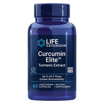 라이프익스텐션 cucumin 커큐민 엘리트 tumeric 투메릭 60베지캡슐, 1개, 기본