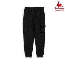르꼬끄 남녀공용 데일리 고급 면소재 카고 조거팬츠 QN123GFP12_BLK