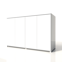 DNB 판다 12045 화이트 하이그로시 스탠드- (네자 광폭 120cm x 45cm 어항받침 ) - 4자 아쿠아스탠드 축양장(디어앤베어)