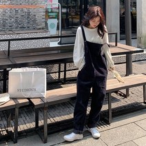 유에스 점프수트 멜빵바지 멜빵녀 슬랙스 여자 여성 바지