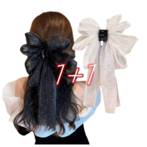 urkoteer 1+1 안개꽃 포니테일 집게 머리핀 w003