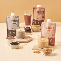 유빌리브 디데이잇쉐이크 1달플랜 6박스/30개(대량구매), 흑임자라떼(10EA), 초코오트볼(10EA), 흑임자라떼(10EA)