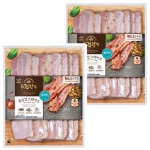 CJ 더건강한 통삼겹스테이크 슬라이스 340G X 2개