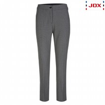 [JDX골프스포츠] [JDX] 여성 오비밴드 잔체크 팬츠_X2RFPTW61-BK