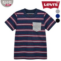 리바이스키즈 리바이스 키즈 포켓스트라이프 티셔츠L VOM11QTS71 (키즈)