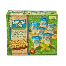마우나로아 마카다미아 마우이 어니언 갈릭 113g 6팩 Mauna Loa Hawaiian Roasted Macadamia Nuts Maui Onion Garlic, 1개