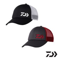 다이와 DC-6422 하프 메쉬 캡 블랙×화이트 프리