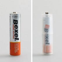 싸이소 건전지변환홀더 AAA를 AA로 충전지 배터리, 1개