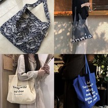 원픽템 페이즐리 숄더 연예인 에코백 캔버스 천가방