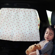 [감성살롱] 차량 창문 부착식 가림막 커튼 뒷좌석 창문 햇빛가리개 차박 카라반, 감성ⓝ3-차박커튼-복숭아ⓝ홈