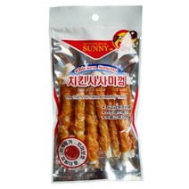 라이코스펫 써니 치킨스틱껌 6피