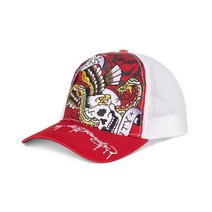 에드하디 스냅백 남자 Throwback Embroidered Eagle Trucker 모자 786129 힙합 야구