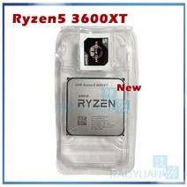 AMD Ryzen 5 3600XT R5 3.8 GHz 6 코어 12 스레드 CPU 프로세서 7NM 95W L3 = 32M 100000000281 소켓 AM4, 한개옵션0