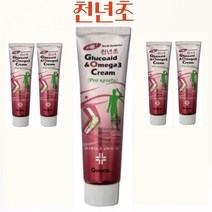 천년초 글루코사민 크림 오케가3 함유, 5개, 150ml