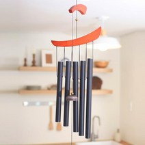 북유럽감성 실내용 윈드벨 차임벨 홈인테리어 그린 블랙colors, 블랙