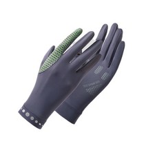 진산 눈 자외선 차단제 스포츠 장갑 검은 평균 크기, 평균 코드, 다크 그레이 [여성]