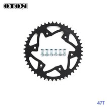 OTOM-오토바이 브레이크 디스크 로터 자전거 모토크로스 인듀로 리어 스프로킷 혼다 CR250 CRF250R CRF450X 520 체인 액세서리, 47T, 47T