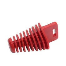 Coolsheep 머플러 파이프 배기 고무 워시 플러그 2 스트로크 & 4 먼지 블라이크 스쿠터 모페드 오토바이 스즈키 ATV CR KX RM YZ 80cc 125cc 150cc, red