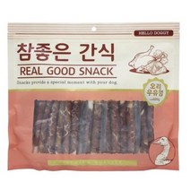 참좋은간식 헬로도기 강아지 간식 600g, 오리우유껌, 1개