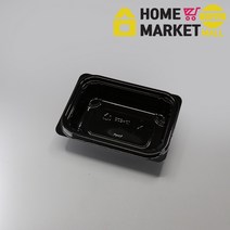 과일포장용기/반찬용기/사각과일용기 IP-202 (검정) (1000개) / 뚜껑별도