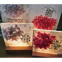 집콕놀이 DIY 한지공예 캘리그래피 플라워 꽃 조명 등 만들기 재료 키트 / 체험 활동, 대, 함께하는  모든날이 좋은날