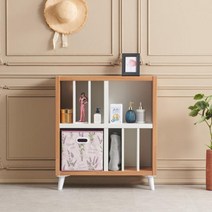 아트박스/히트디자인 H610 2단 선반 책장, 아카시아화이트