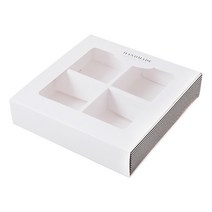 제이앤메이드 화이트줄무늬박스 10개입, 4구