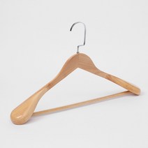 클래식 정장 원목 옷걸이(내추럴) 남성 정장옷걸이, 상세 참조