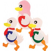 펠트소품 오리 (환경 게시판꾸미기)