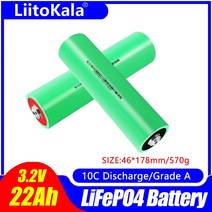 1-4PCS LiitoKala 10C 3.2V 22Ah Lifepo4 배터리 팩 보트 및 RV 골프 카트 용 태양 에너지 시스템 미국 유럽 연합 EU, [04] 3.2V22Ah 4pcs