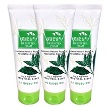 꽃을든남자 베리웰 녹차 폼클렌징 상쾌한 피부 150ml x 3개
