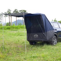 SUV 모기장 차박텐트 차량용어닝 솔캠 그늘막 차어닝, 네이비