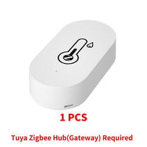 wifi iot 온습도계 무선 습도계 자동 Tuya zigbee 스마트 온도 습도 센서, 1개
