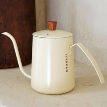 잇츠빈 시그니처 핸드드립 주전자 커피 드립포트 크림, 600ml
